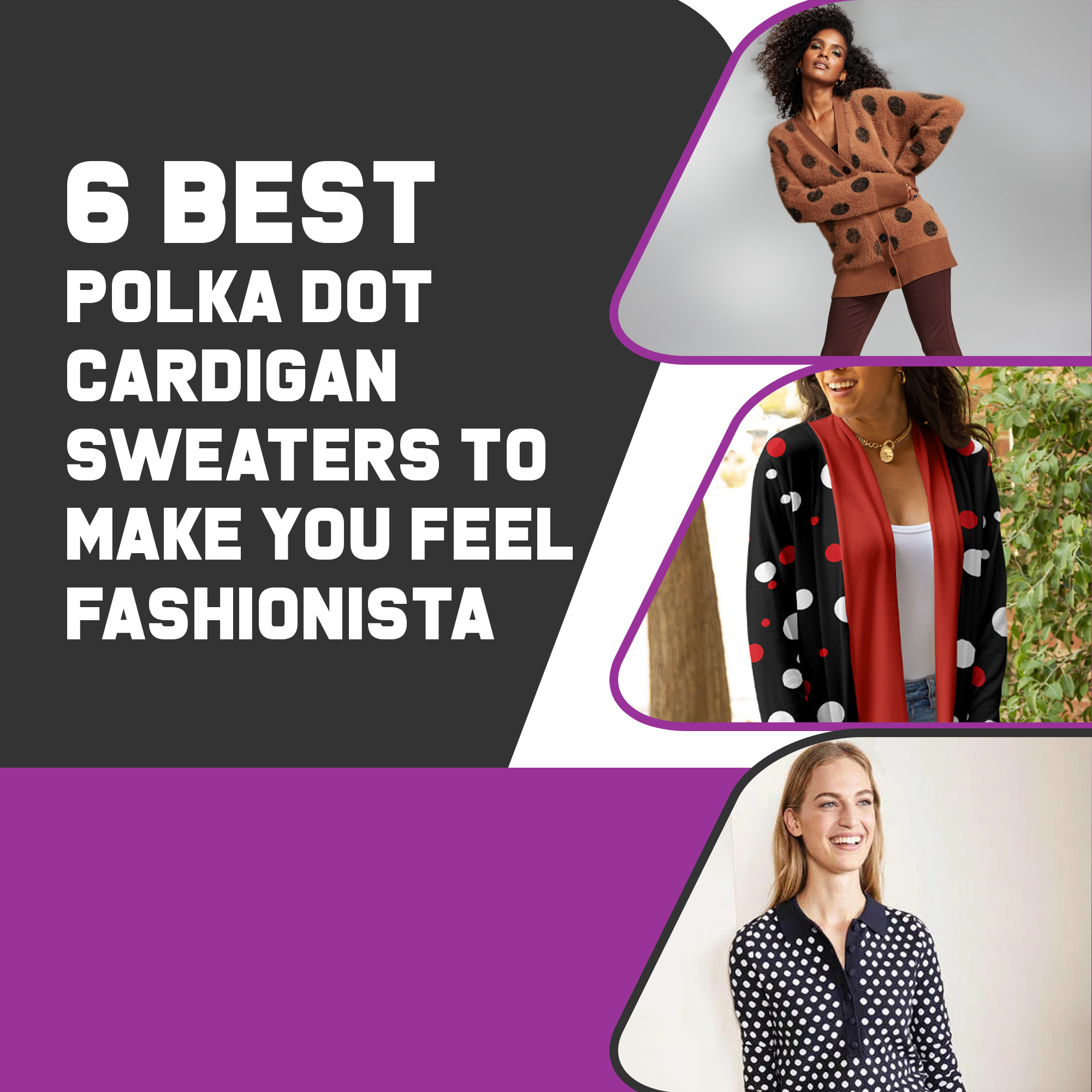 6 Best Polka Dot Cardigan Sweaters To Make You Feel Fashionista